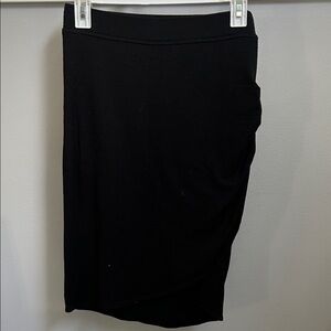 Wilfred Elegant Black Pencil Skirt